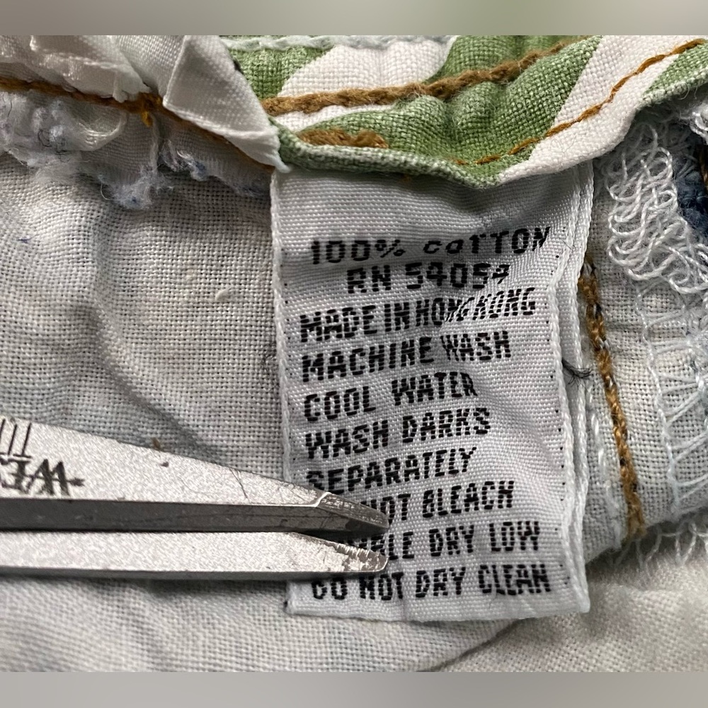Vintage 80’s Bugle Boy Mountain Patrol Acid Wash Denim Jeans Men's Size 31 - Picture 7 of 7